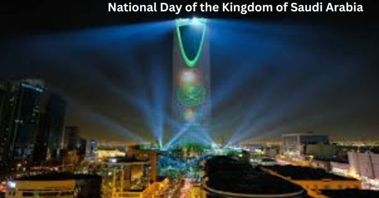 National Day of the Kingdom of Saudi Arabia Celebrating